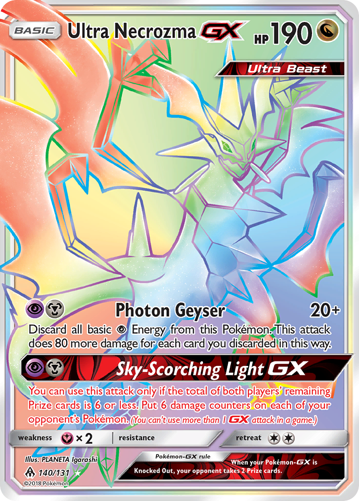 Ultra Necrozma GX (140/131) [Sun & Moon: Forbidden Light] | Game Haven TX