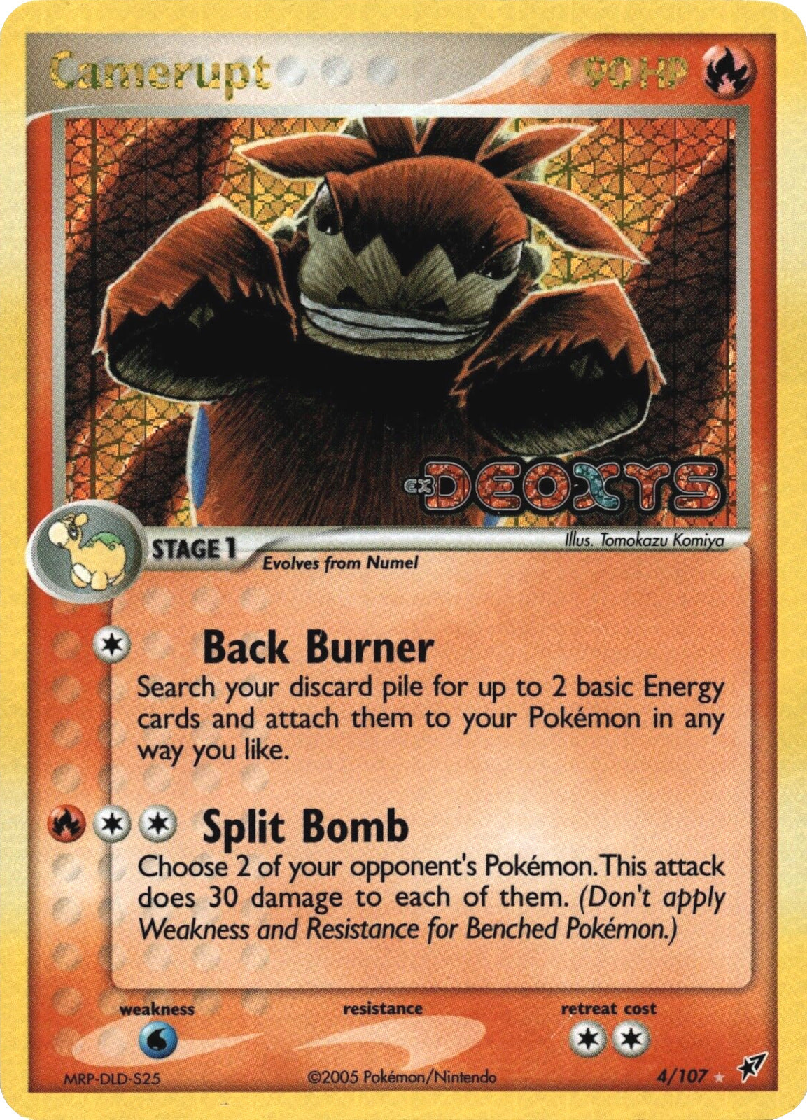 Camerupt (4/107) (Stamped) [EX: Deoxys] | Game Haven TX
