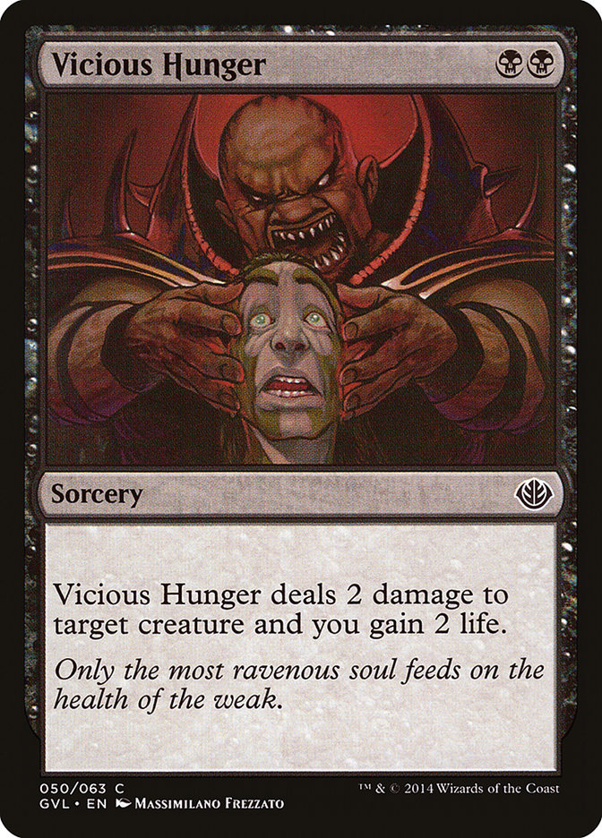 Vicious Hunger [Duel Decks Anthology: Garruk vs. Liliana] | Game Haven TX