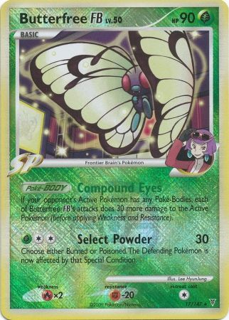 Butterfree FB LV.50 (17/147) (League Promo) [Platinum: Supreme Victors] | Game Haven TX