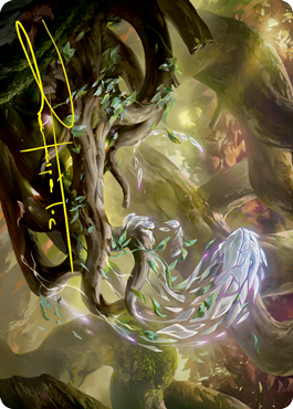 Emergent Sequence Art Card (Gold-Stamped Signature) [Strixhaven: School of Mages Art Series] | Game Haven TX