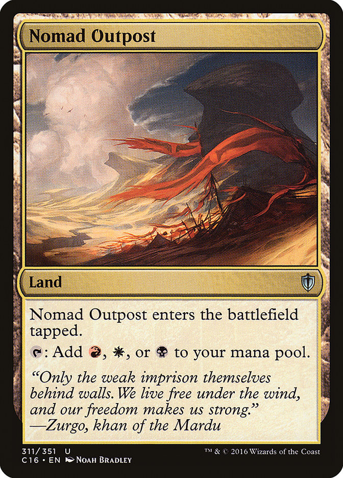 Nomad Outpost [Commander 2016] | Game Haven TX
