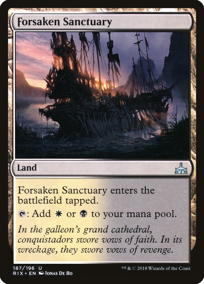 Forsaken Sanctuary [Rivals of Ixalan] | Game Haven TX