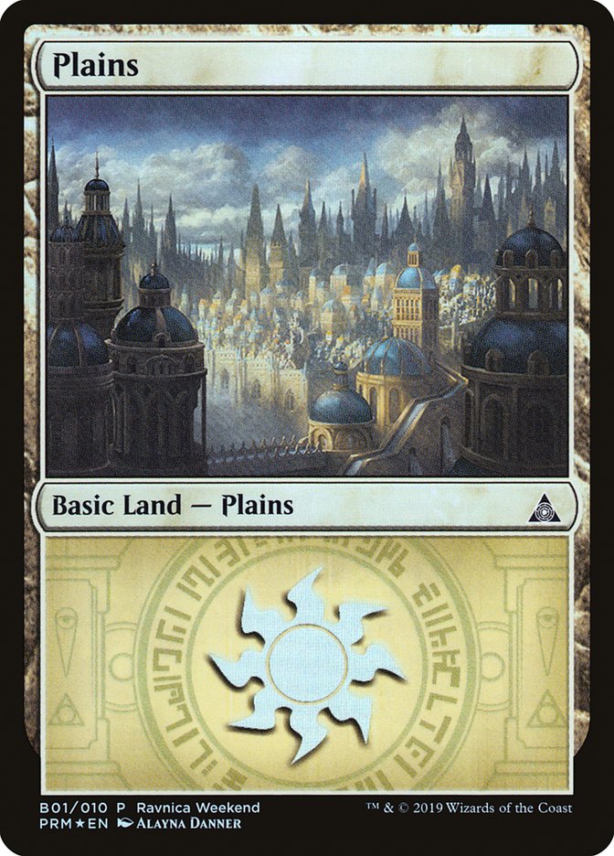 Plains - Azorius (B01) [RNA Ravnica Weekend] | Game Haven TX