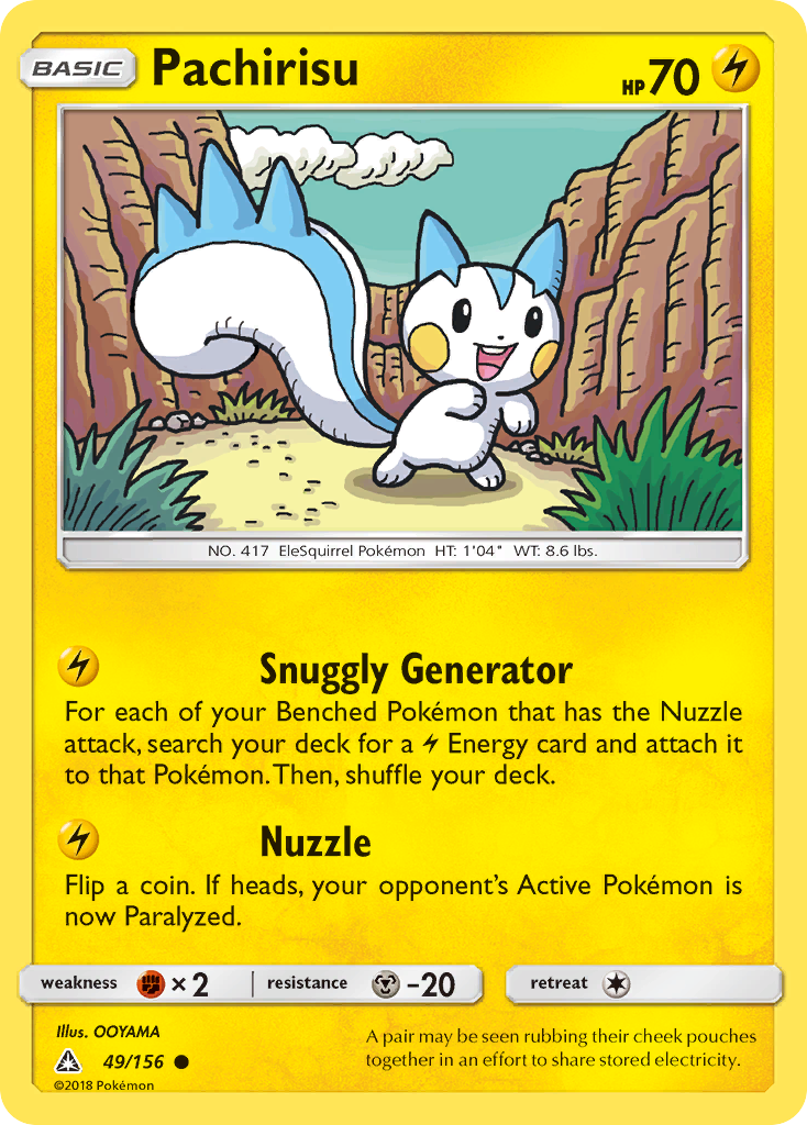 Pachirisu (49/156) [Sun & Moon: Ultra Prism] | Game Haven TX