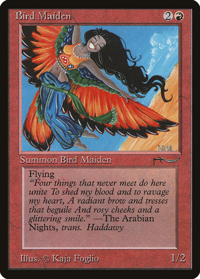 Bird Maiden (Light Mana Cost) [Arabian Nights] | Game Haven TX