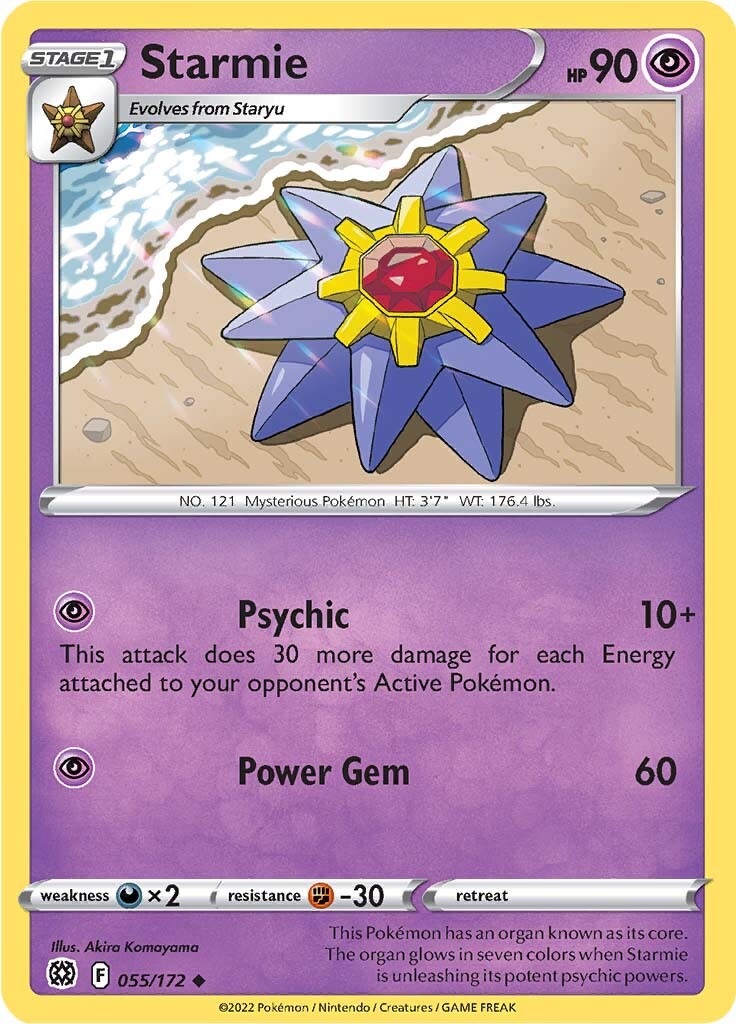 Starmie (055/172) [Sword & Shield: Brilliant Stars] | Game Haven TX