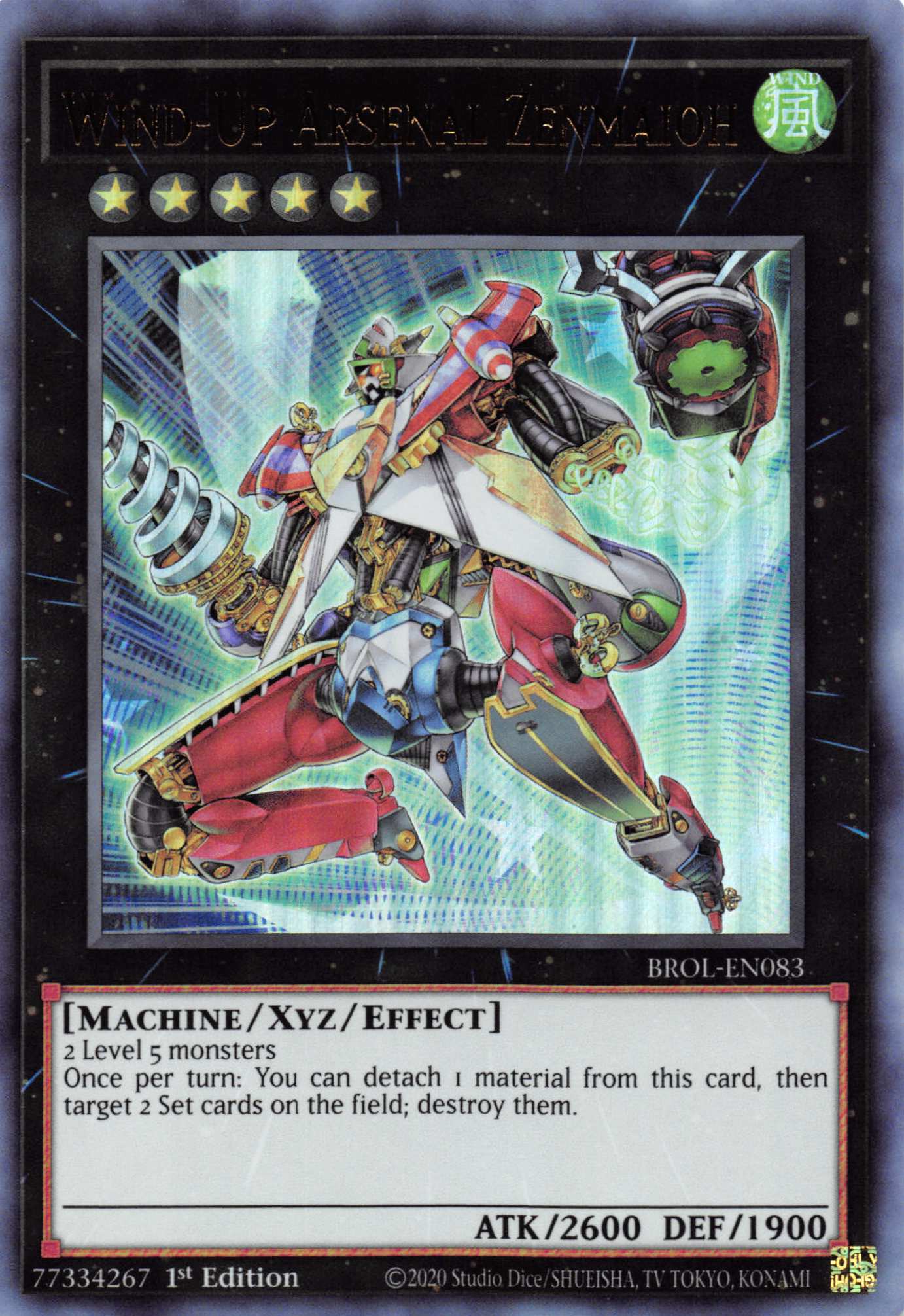 Wind-Up Arsenal Zenmaioh [BROL-EN083] Ultra Rare | Game Haven TX