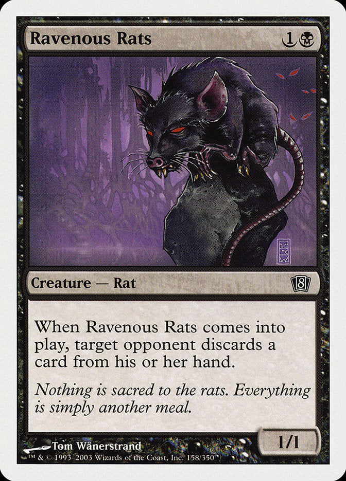 Ravenous Rats [Eighth Edition] | Game Haven TX