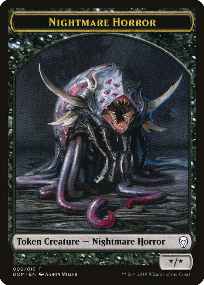 Nightmare Horror [Dominaria Tokens] | Game Haven TX