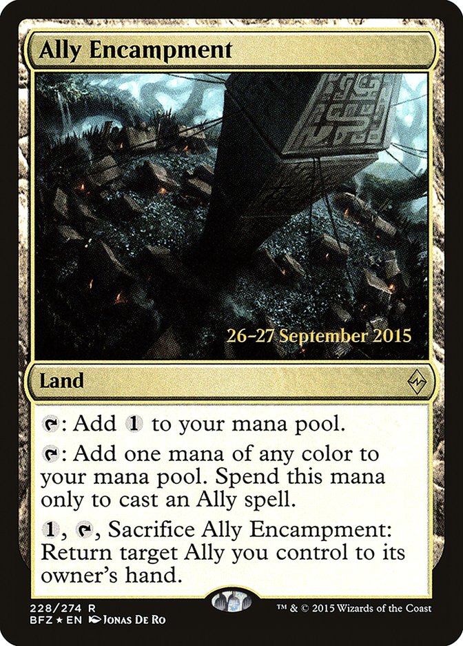 Ally Encampment [Battle for Zendikar Promos] | Game Haven TX