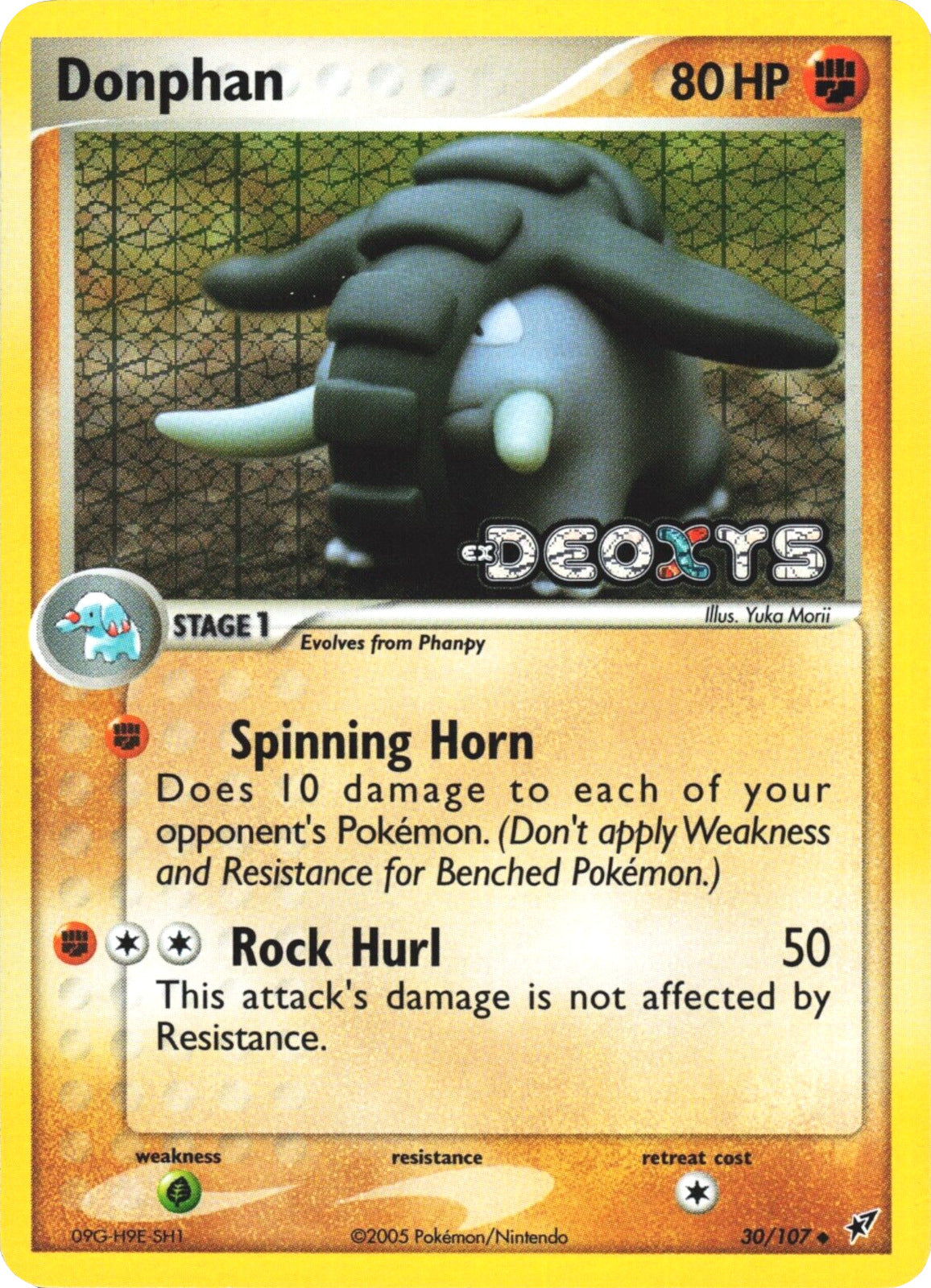 Donphan (30/107) (Stamped) [EX: Deoxys] | Game Haven TX