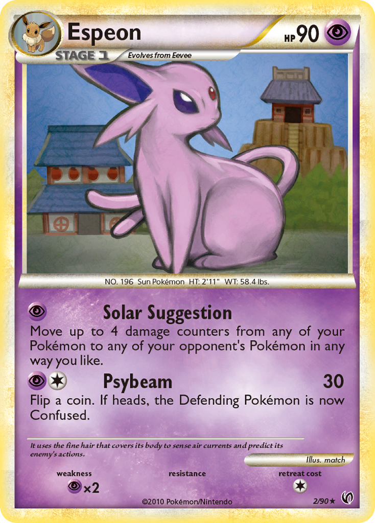Espeon (2/90) [HeartGold & SoulSilver: Undaunted] | Game Haven TX