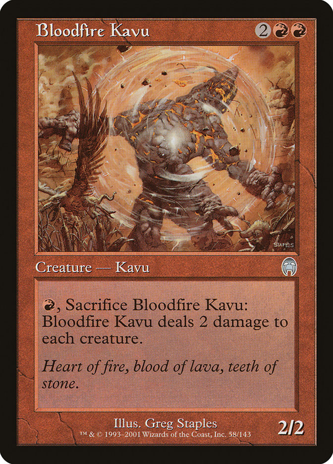 Bloodfire Kavu [Apocalypse] | Game Haven TX