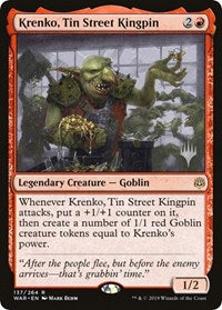 Krenko, Tin Street Kingpin [War of the Spark Promos] | Game Haven TX