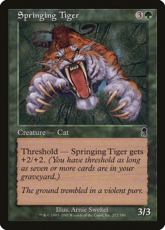 Springing Tiger [Odyssey] | Game Haven TX