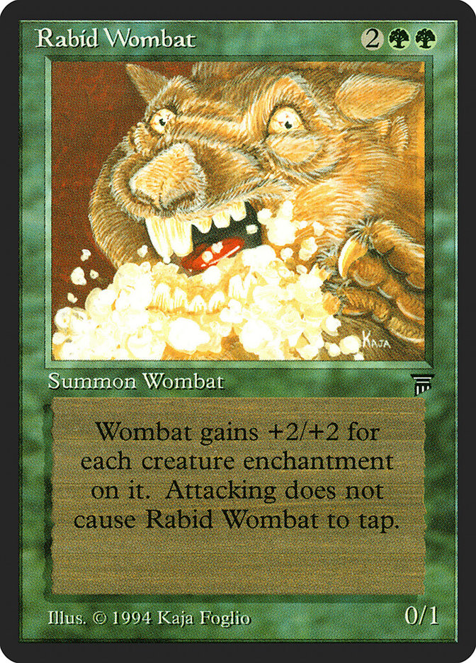 Rabid Wombat [Legends] | Game Haven TX