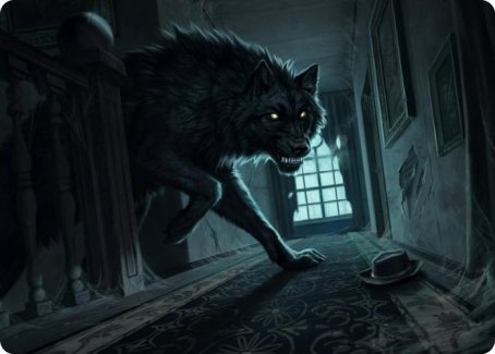Primal Adversary Art Card [Innistrad: Midnight Hunt Art Series] | Game Haven TX