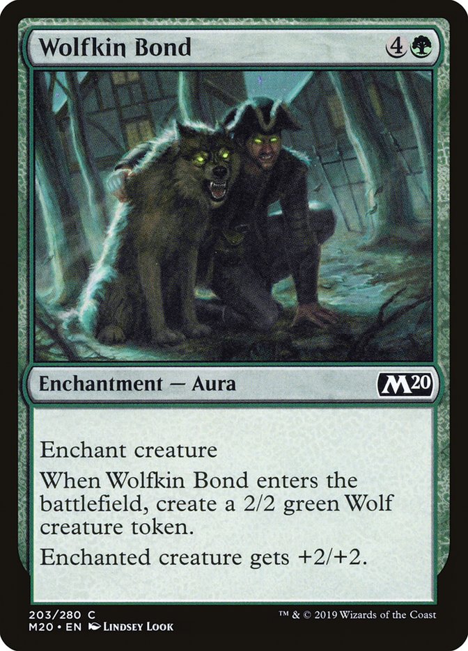 Wolfkin Bond [Core Set 2020] | Game Haven TX