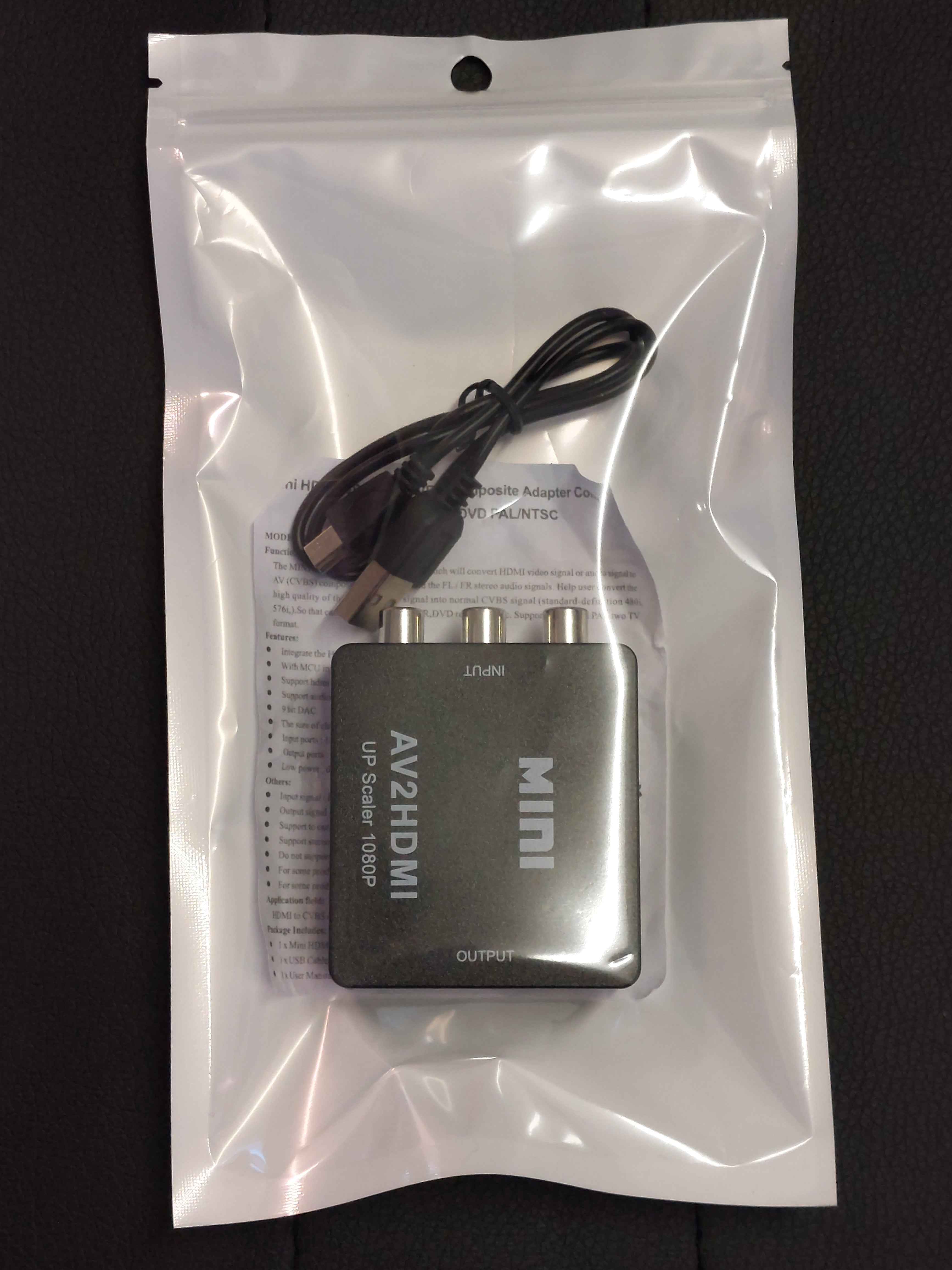 AV to HDMI Adapter (New) | Game Haven TX