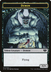 Demon (012/036) // Zombie (016/036) Double-sided Token [Commander 2014 Tokens] | Game Haven TX