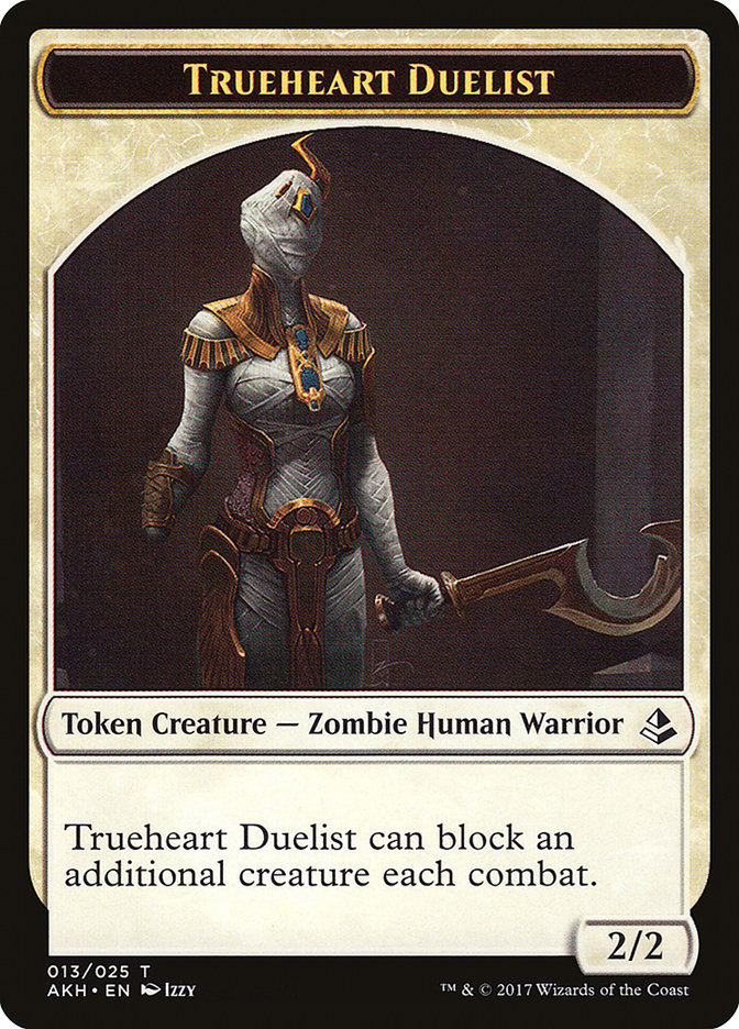 Trueheart Duelist Token [Amonkhet Tokens] | Game Haven TX