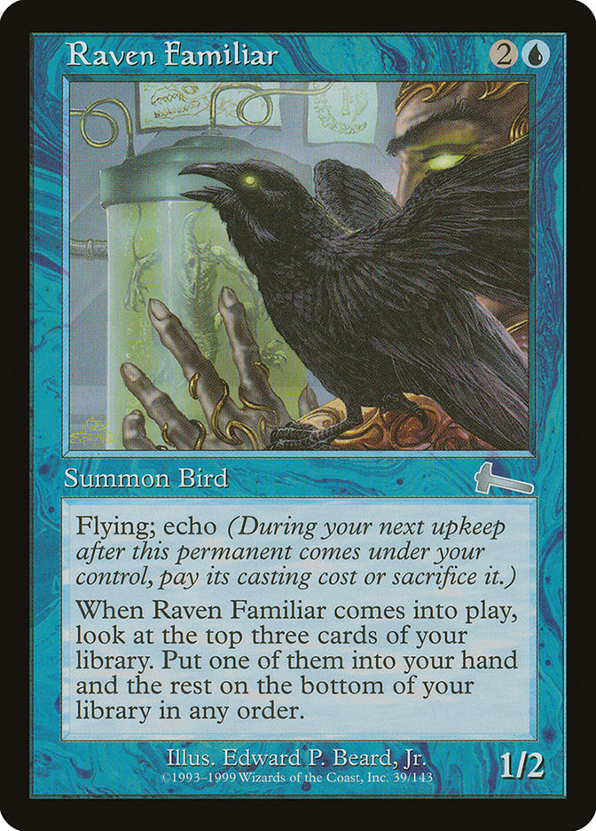 Raven Familiar [Urza's Legacy] | Game Haven TX
