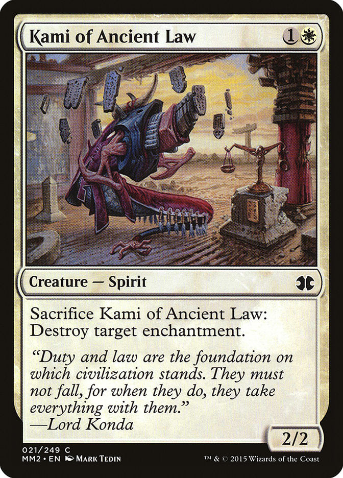 Kami of Ancient Law [Modern Masters 2015] | Game Haven TX
