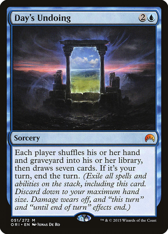 Day's Undoing [Magic Origins] | Game Haven TX