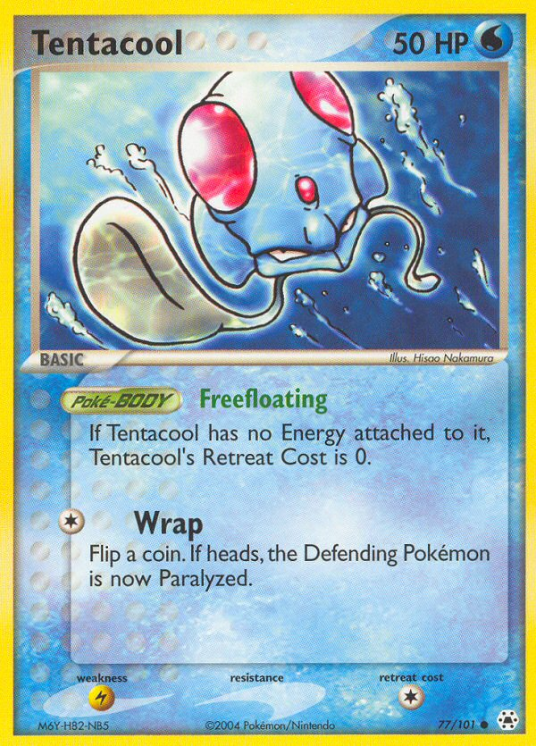 Tentacool (77/101) [EX: Hidden Legends] | Game Haven TX