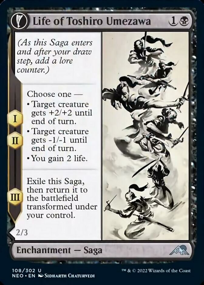 Life of Toshiro Umezawa // Memory of Toshiro [Kamigawa: Neon Dynasty] | Game Haven TX