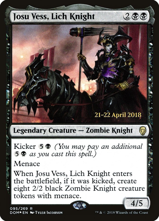 Josu Vess, Lich Knight [Dominaria Promos] | Game Haven TX