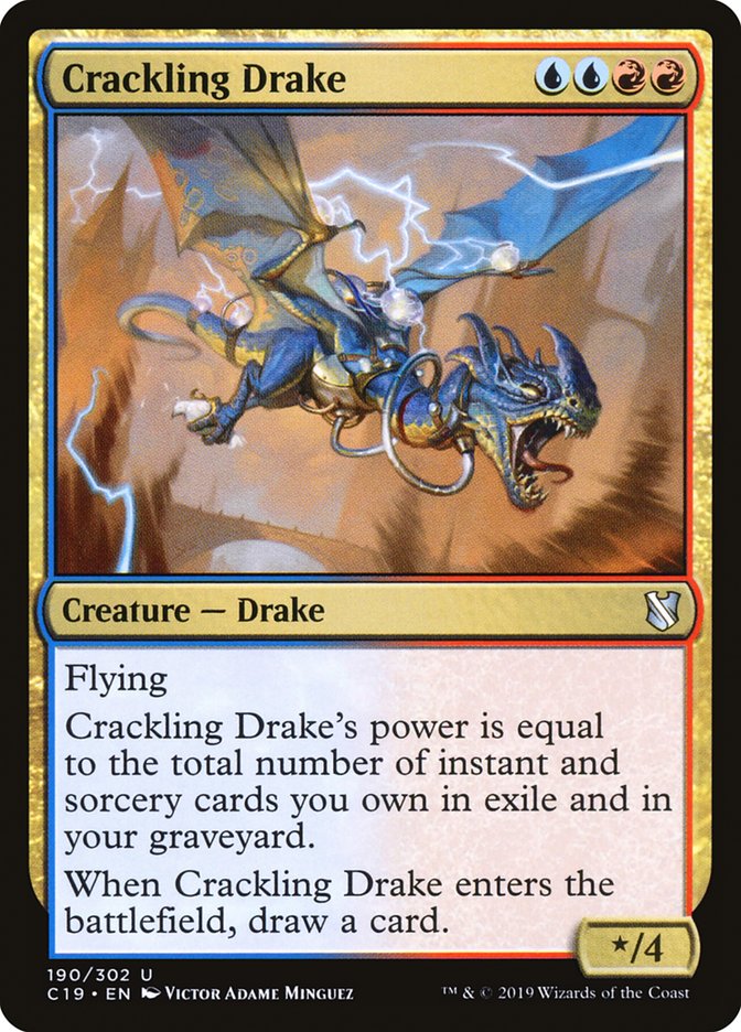 Crackling Drake [Commander 2019] | Game Haven TX
