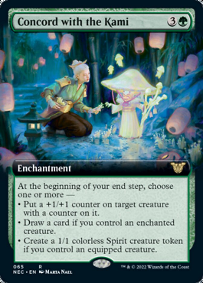 Concord with the Kami (Extended) [Kamigawa: Neon Dynasty Commander] | Game Haven TX