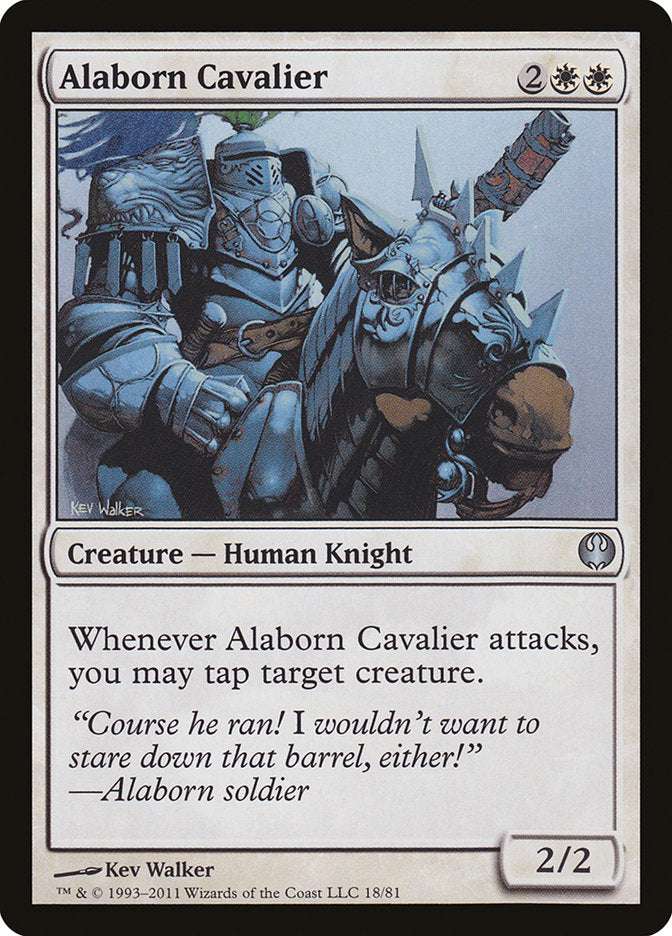 Alaborn Cavalier [Duel Decks: Knights vs. Dragons] | Game Haven TX