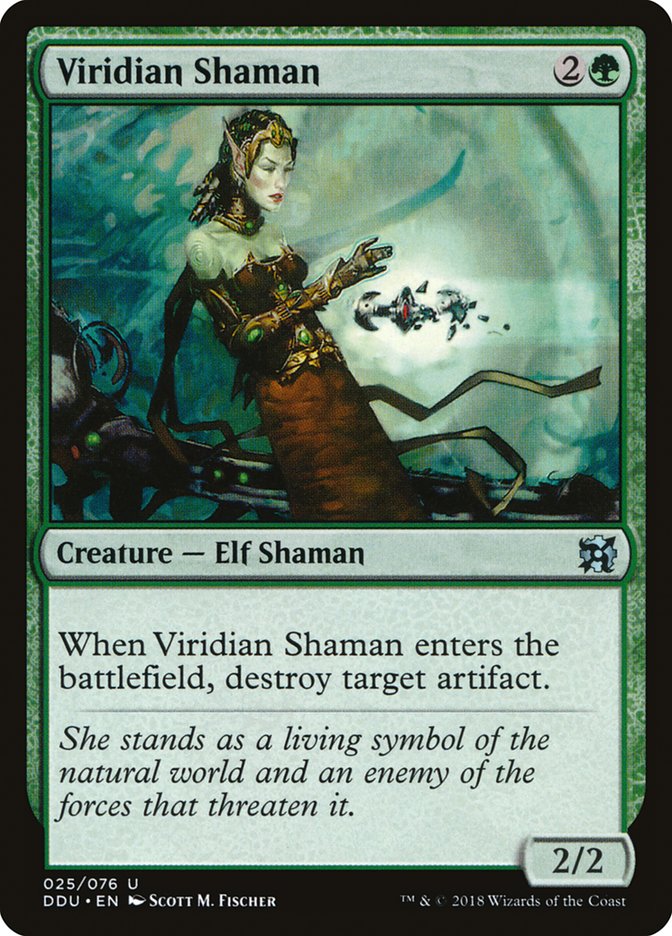 Viridian Shaman [Duel Decks: Elves vs. Inventors] | Game Haven TX
