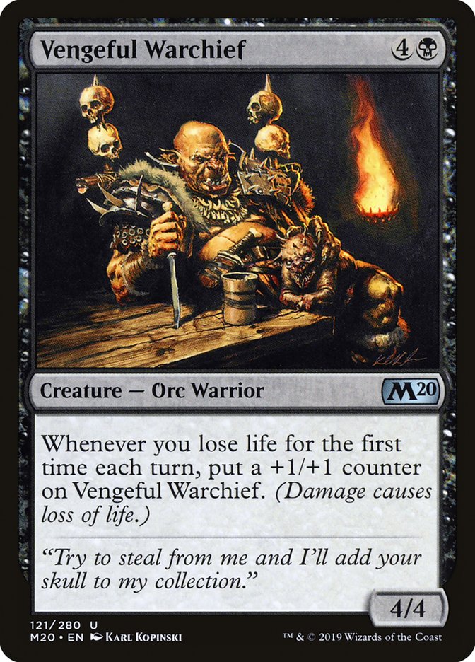 Vengeful Warchief [Core Set 2020] | Game Haven TX