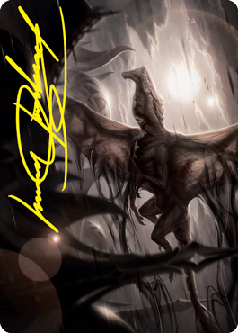 Shadrix Silverquill Art Card (Gold-Stamped Signature) [Strixhaven: School of Mages Art Series] | Game Haven TX