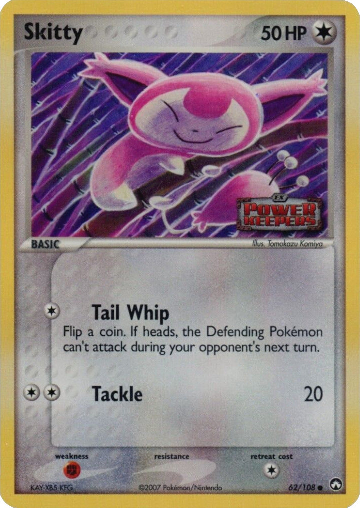 Skitty (62/108) (Stamped) [EX: Power Keepers] | Game Haven TX