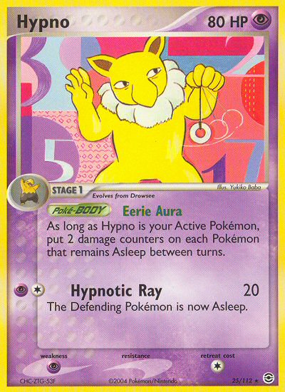 Hypno (25/112) [EX: FireRed & LeafGreen] | Game Haven TX