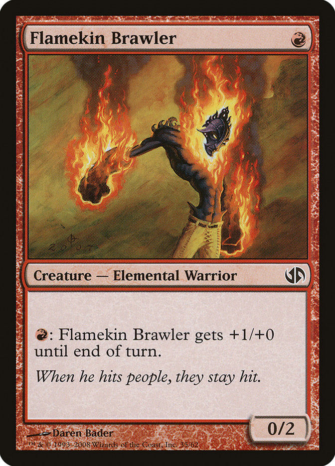 Flamekin Brawler [Duel Decks: Jace vs. Chandra] | Game Haven TX
