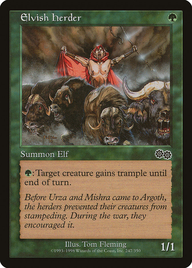 Elvish Herder [Urza's Saga] | Game Haven TX