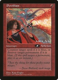 Pyroblast (4th Place) (Oversized) [Oversize Cards] | Game Haven TX