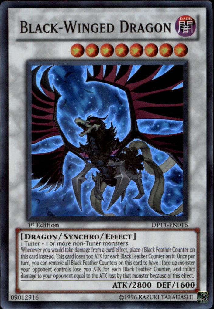 Black-Winged Dragon [DP11-EN016] Super Rare | Game Haven TX