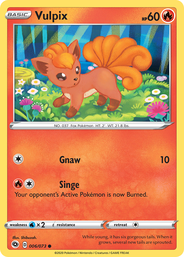 Vulpix (006/073) [Sword & Shield: Champion's Path] | Game Haven TX