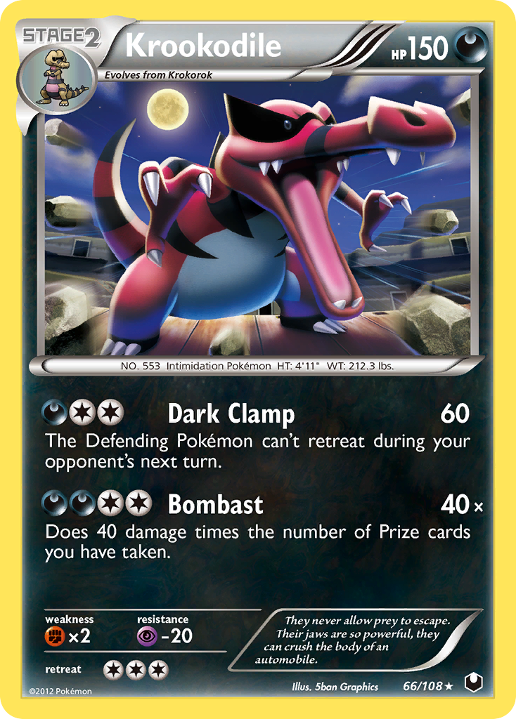 Krookodile (66/108) [Black & White: Dark Explorers] | Game Haven TX