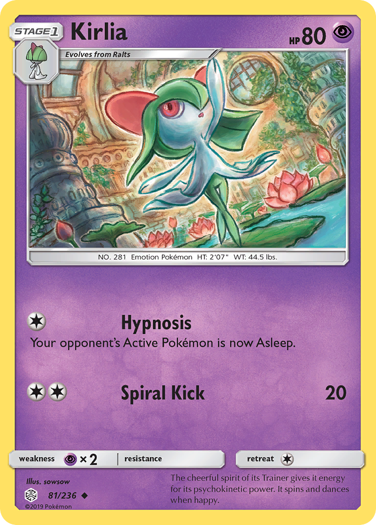 Kirlia (81/236) [Sun & Moon: Cosmic Eclipse] | Game Haven TX