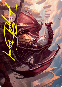 Velomachus Lorehold Art Card (Gold-Stamped Signature) [Strixhaven: School of Mages Art Series] | Game Haven TX