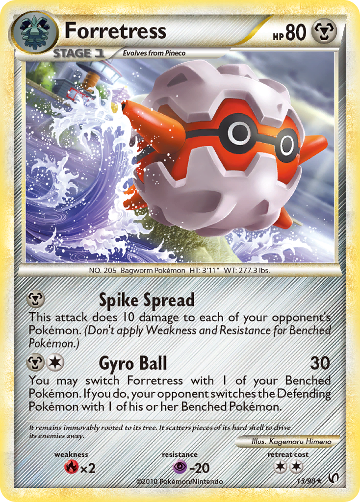 Forretress (13/90) [HeartGold & SoulSilver: Undaunted] | Game Haven TX