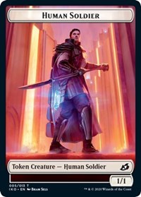 Human Soldier (005) // Zombie Double-sided Token [Commander 2020] | Game Haven TX